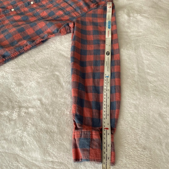 American Eagle men’s flannel, plaid. Size L - Picture 2 of 6